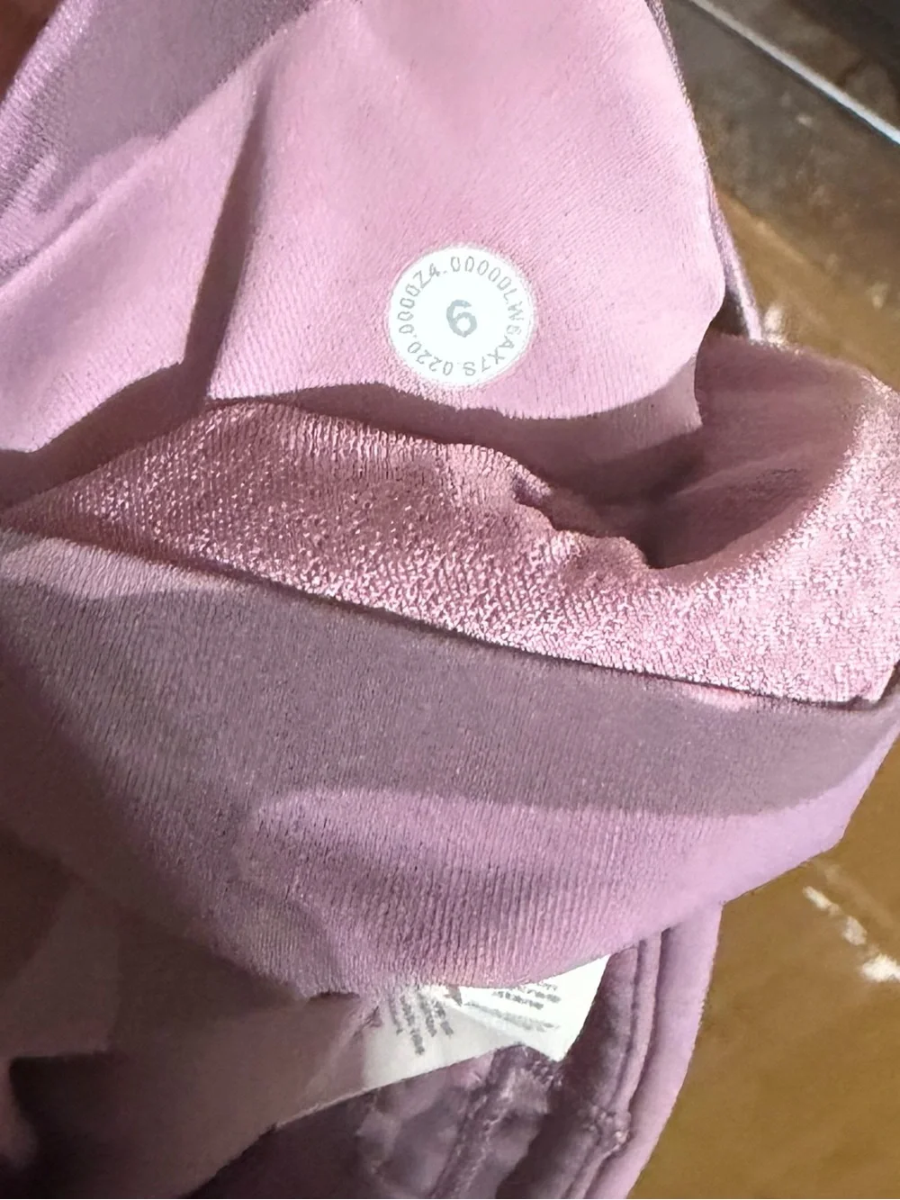 Lululemon – Time to Sweat Crop 23” – Incognito Camo Pink Taupe Multi – Sz. 6